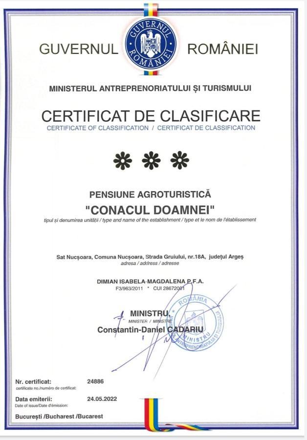 Conacul Doamnei Nucsoara Hotel Екстериор снимка